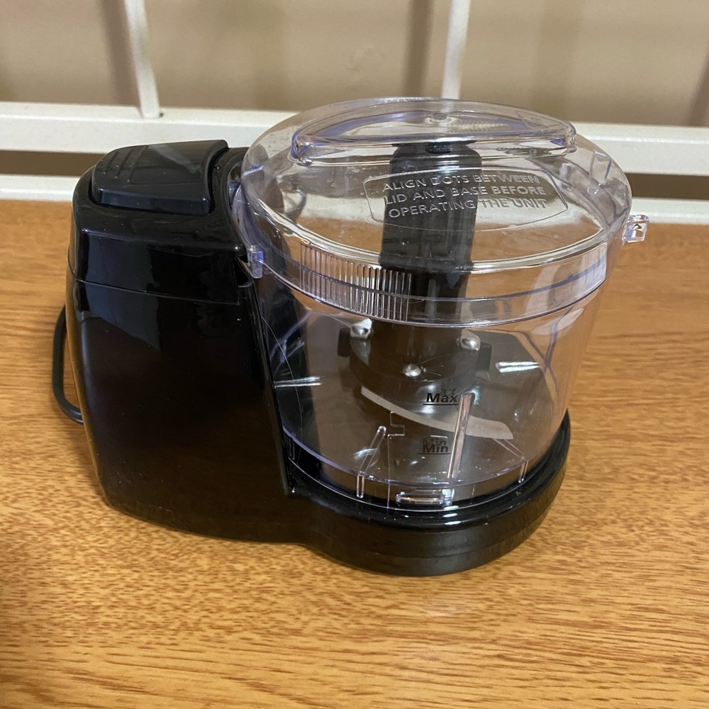Mainstays Black Mini Food Processor